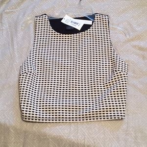 Never worn Aqua Crop Top